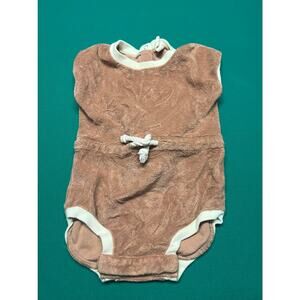Quincy Mae 3/6 month terry romper